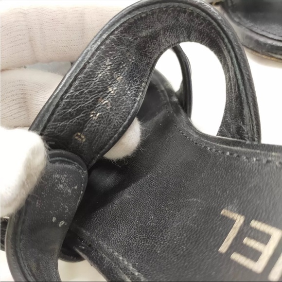 Chanel Leather Sandal Mules - Picture 6 of 8